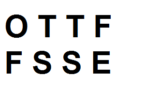 Letters O T T F F S S E