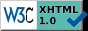 Valid HTML Strict